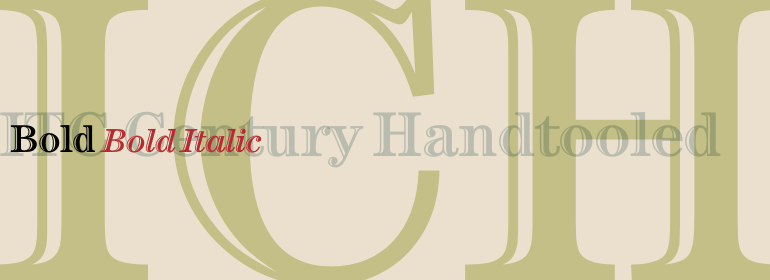 ITC Century® Handtooled