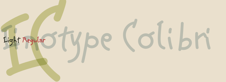 Linotype Colibri™