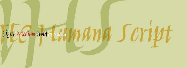 ITC Humana™ Script