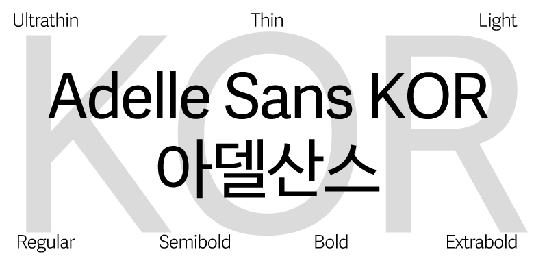 Adelle Sans KOR