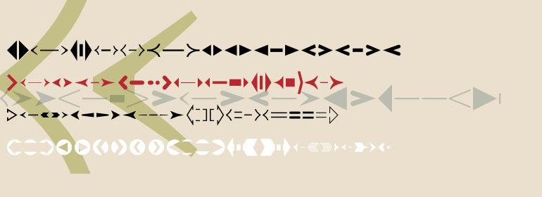 Linotype CreativeArrows™