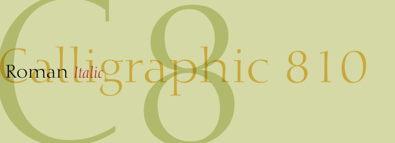 Calligraphic 810