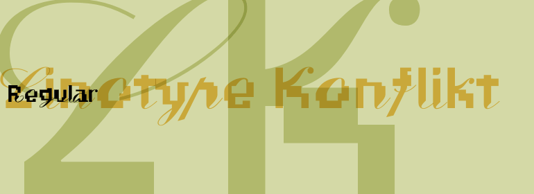 Linotype Konflikt™