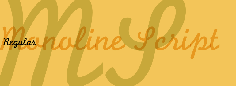 Monoline Script™